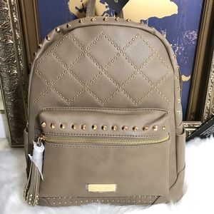 BEBE LOGO JOAN-STONES LARGE BACKPACK